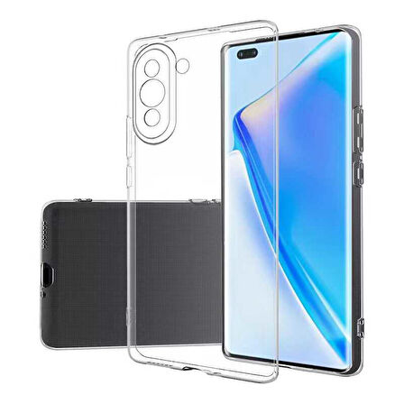 Huawei Nova 10 Kılıf Zore Süper Silikon Kapak-Renksiz