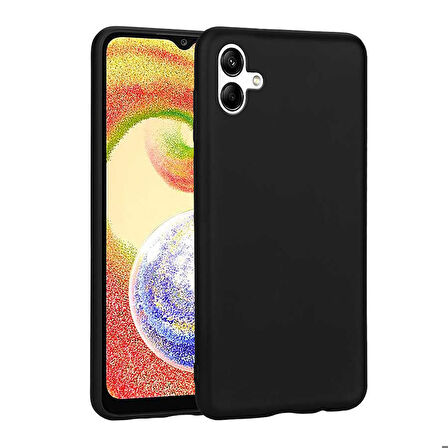 Galaxy A04 Uyumlu Zore Premier Silikon Kapak-Siyah