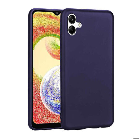 Galaxy A04 Uyumlu Zore Premier Silikon Kapak-Lacivert