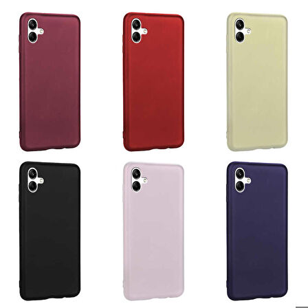 Galaxy A04 Uyumlu Zore Premier Silikon Kapak-Rose Gold