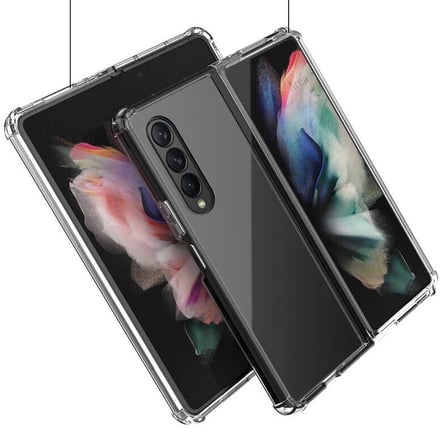 Galaxy Z Fold 3 Uyumlu Zore Nitro Anti Shock Silikon-Renksiz