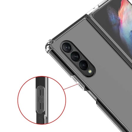 Galaxy Z Fold 4 Kılıf Darbe Önleyici Anti Shock Özellikli Kamera Korumalı Silikon Novatech