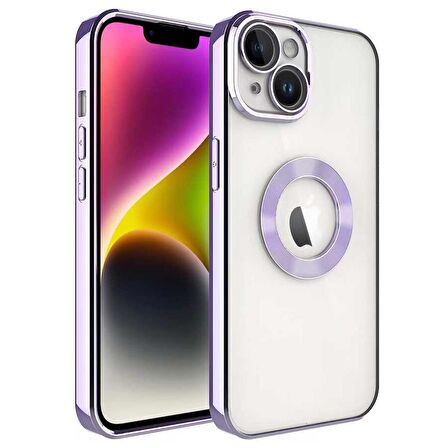 Vendas iPhone 14 Uyumlu ( iPhone 14 ) Omega Serisi Kamera Korumalı Logo Gösteren Fit Kılıf