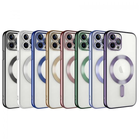 Apple iPhone 12 Pro Kılıf Kamera Korumalı Magsafe Wireless Şarj Özellikli Zore Demre Kapak
