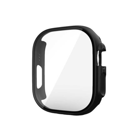 Watch Ultra 49mm Kasa ve Ekran Koruyucu NRTK Watch Gard 20 - Siyah