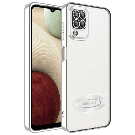 Galaxy M12 Kılıf Kamera Lens Korumalı Logo Gösteren İnce Hafif Novatech
