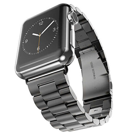 Watch Ultra 49mm Kordon Uyumlu KRD-04 Metal Strap Kayış CLO- Mavi