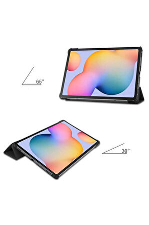 Lenovo Tab M10 Tb-328f 3. Jenerasyon Smart Cover Standlı 1-1 Kılıf-mavi