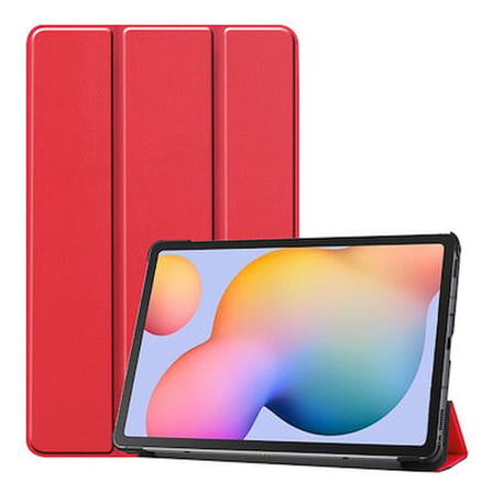 Lexroo Lenovo Tab M10 TB-328F 3. Jenerasyon Smart Cover Standlı 1-1 Kılıf - Pembe Koyu