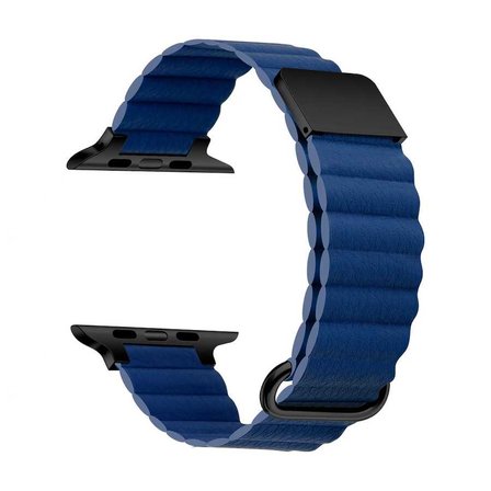 ​​​Watch 40mm Uyumlu KRD-78 PU Deri Kordon Strap Kayış CLO- Lacivert