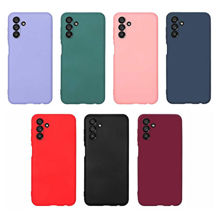 Galaxy A04S Uyumlu Zore Mara Lansman Kapak-Kırmızı