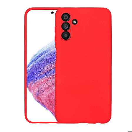 Galaxy A04S Uyumlu Zore Mara Lansman Kapak-Kırmızı