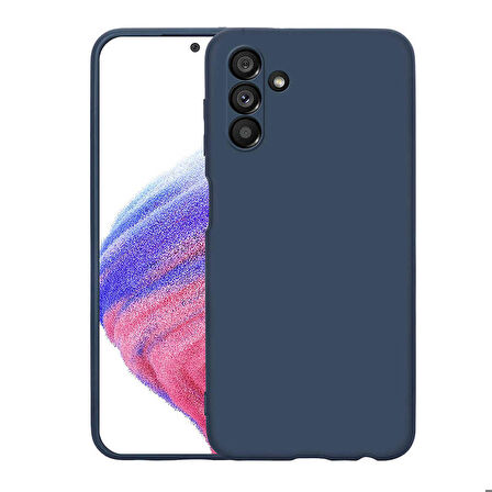Galaxy A04S Uyumlu Zore Mara Lansman Kapak-Lacivert