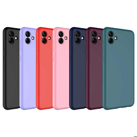 Galaxy A04 Uyumlu Zore Mara Lansman Kapak-Kırmızı