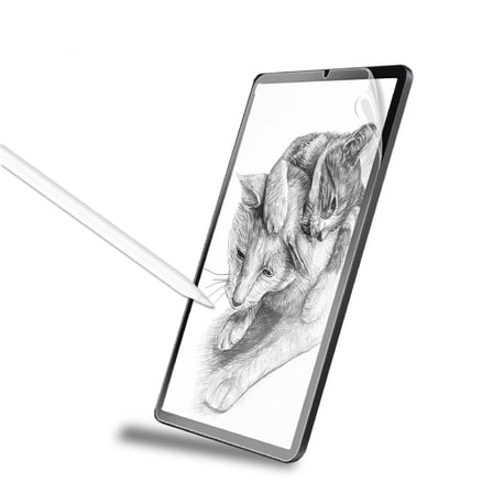 iPad 10.2 (8.Nesil) Kağıt Hisli Mat Uyumlu Davin Paper Like Tablet Ekran Koruyucu-Renksiz