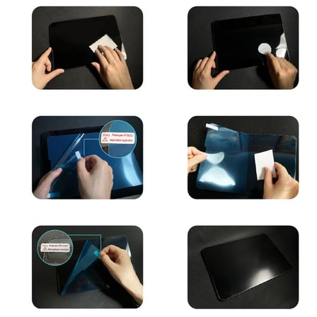 iPad Pro 11 2021 (3.Nesil) Kağıt Hisli Mat Uyumlu Davin Paper Like Tablet Ekran Koruyucu-Renksiz