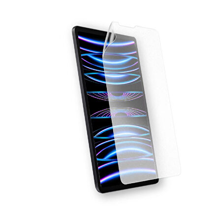 iPad Pro 12.9 2020 (4.Nesil) Kağıt Hisli Mat Uyumlu Davin Paper Like Tablet Ekran Koruyucu-Renksiz