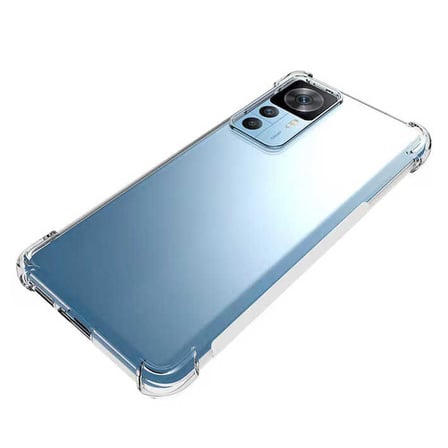 Xiaomi Mi 12T Pro Kılıf Darbe Önleyici Anti Shock Özellikli Kamera Korumalı Silikon Novatech
