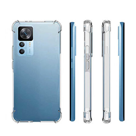 Xiaomi Mi 12T Kılıf Zore Nitro Anti Shock Silikon-Renksiz