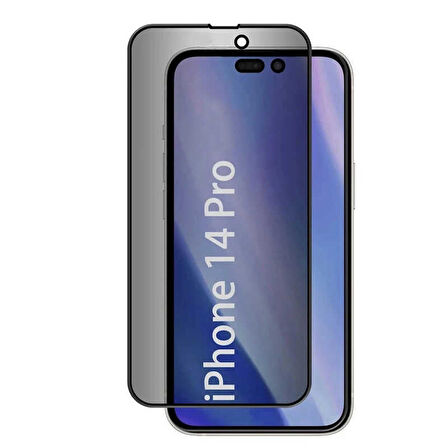 iPhone 14 Pro Uyumlu Zore Kor Privacy Cam Ekran Koruyucu
