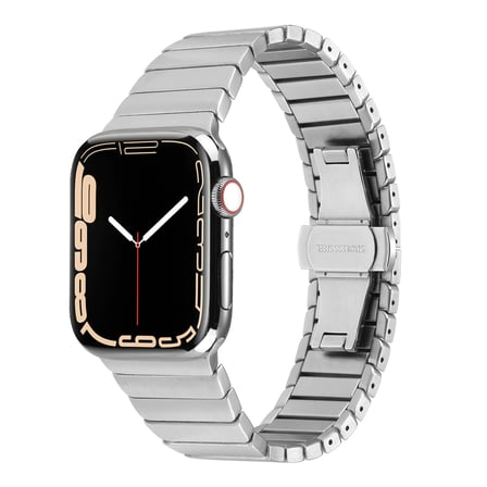​​​Watch Ultra 49mm Kordon Uyumlu KRD-79 Metal Strap Kayış NRTK- Gold