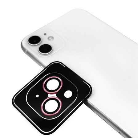 iPhone 12 Mini Uyumlu ​MKST CL-09 Kamera Koruyucu-Rose Gold