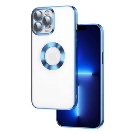 Apple iPhone 13 Pro  Kamera Korumalı Logo Gösteren Omega Kılıf