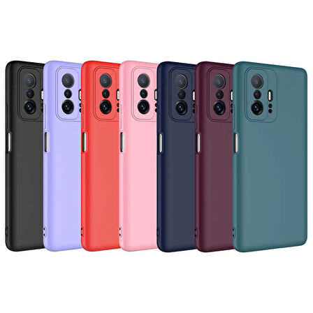 Xiaomi Mi 11T 5G Kılıf Zore Mara Lansman Kapak-Lila