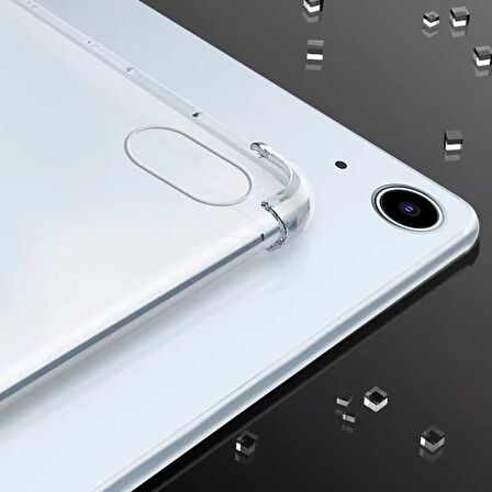 iPad 11.Nesil 2025 Kılıf ​İNC Tablet Nitro Anti Shock Silikon Kapak - Renksiz