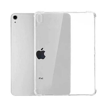 iPad 10.9 2022 (10.Nesil) Kılıf Nitro Anti Shock Darbe Emici Köşe Korumalı Şeffaf Silikon Kapak