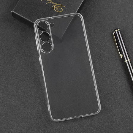 Galaxy S23 Plus Uyumlu NRTK Süper Silikon Kılıf-Renksiz