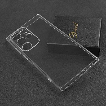 Galaxy S23 Ultra Uyumlu Zore Süper Silikon Kapak-Renksiz