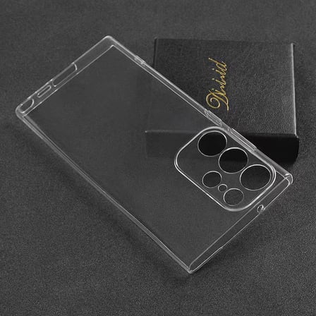 Galaxy S23 Ultra Uyumlu Zore Süper Silikon Kılıf-Renksiz