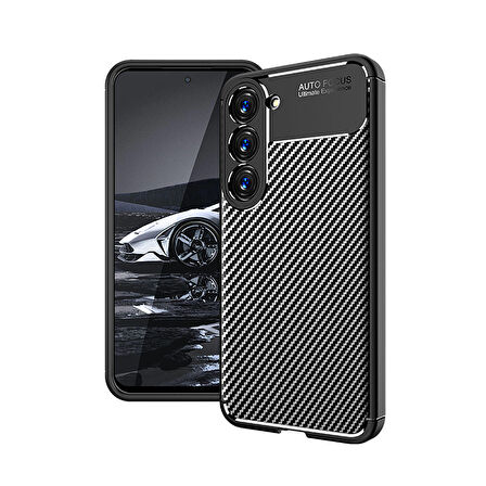 Galaxy S23 Uyumlu Zore Negro Silikon Kapak-Siyah
