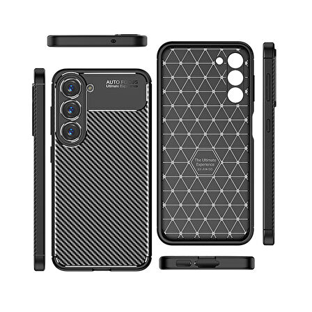 Galaxy S23 Uyumlu Zore Negro Silikon Kılıf-Siyah