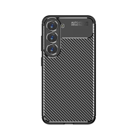 Galaxy S23 Kılıf Karbon Görünümlü Silikon Kamera Korumalı Üstün Koruma Novatech