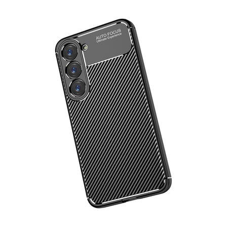 Galaxy S23 Plus Kılıf Karbon Görünümlü Silikon Kamera Korumalı Üstün Koruma Novatech