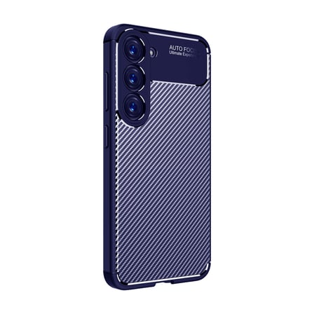 Galaxy S23 Plus Kılıf Karbon Görünümlü Silikon Kamera Korumalı Üstün Koruma Novatech
