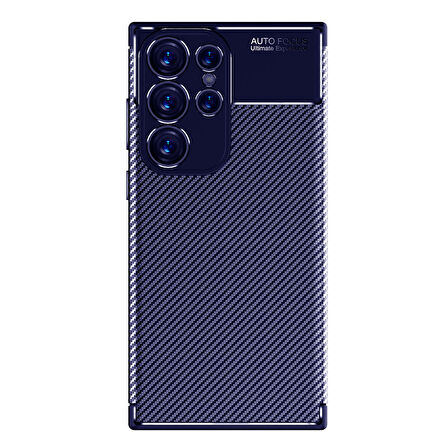Galaxy S23 Ultra Uyumlu Zore Negro Silikon Kılıf-Lacivert