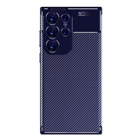 Galaxy S23 Ultra Uyumlu Zore Negro Silikon Kılıf-Lacivert