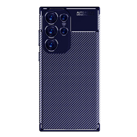 Galaxy S23 Ultra Uyumlu Zore Negro Silikon Kapak-Lacivert