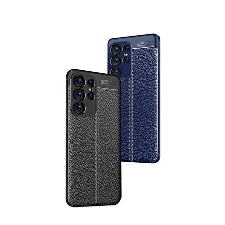 Galaxy S23 Ultra Uyumlu Zore Niss Silikon Kapak-Lacivert