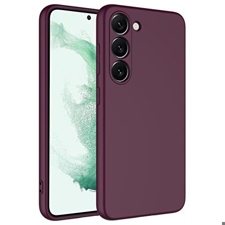 Galaxy S23 Plus Uyumlu Zore Mara Lansman Kapak-Koyu Mor
