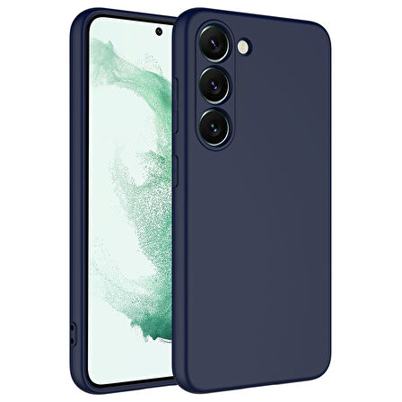 Galaxy S23 Plus Uyumlu Zore Mara Lansman Kılıf-Lacivert