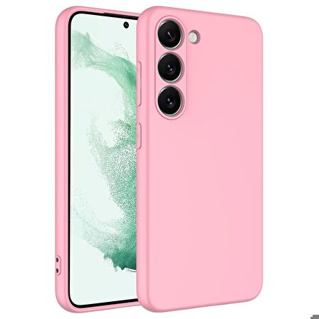 Galaxy S23 Plus Uyumlu Zore Mara Lansman Kapak-Pembe