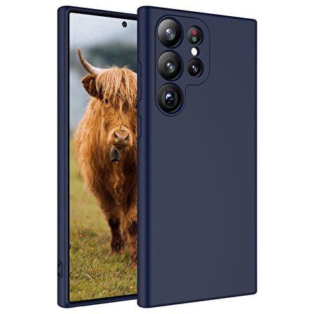 Galaxy S23 Ultra Uyumlu Zore Mara Lansman Kapak-Lacivert