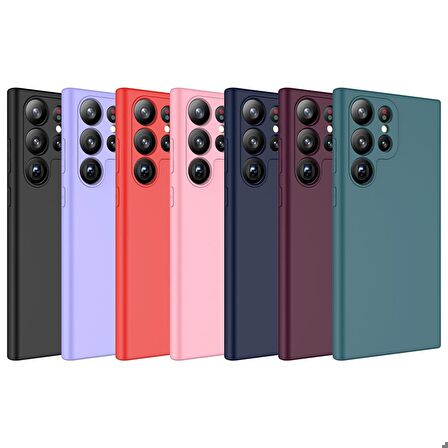 Galaxy S23 Ultra Uyumlu Zore Mara Lansman Kapak-Pembe