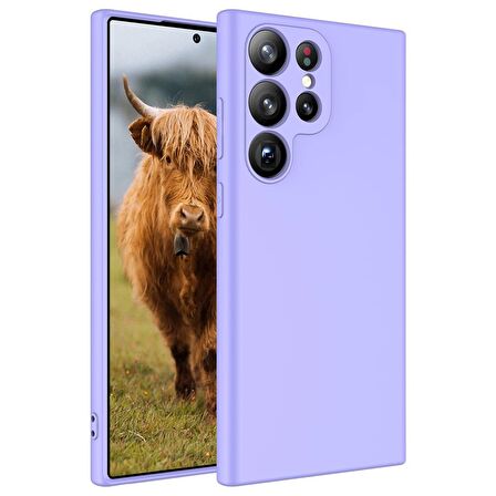 Galaxy S23 Ultra Uyumlu Zore Mara Lansman Kapak-Lila