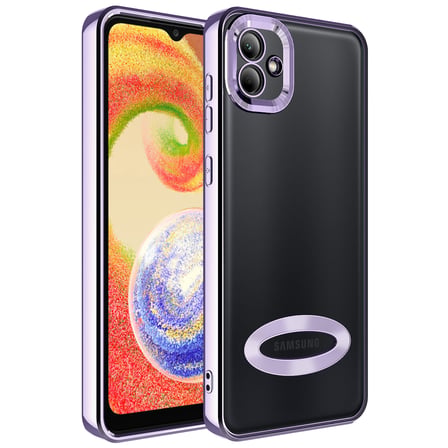 Galaxy A04 Kılıf Kamera Lens Korumalı Logo Gösteren İnce Hafif Novatech