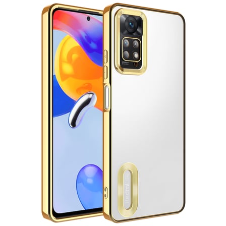 Xiaomi Redmi Note 11 Pro 5G Kılıf Kamera Lens Korumalı Logo Gösteren İnce Hafif Maks